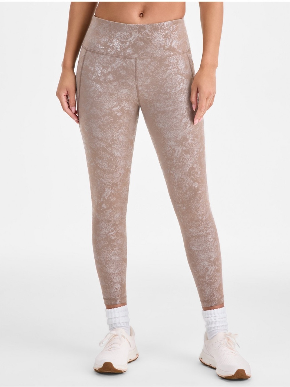 Ideology Women's Compression Leggings in Taupe • Size XXL • NWT